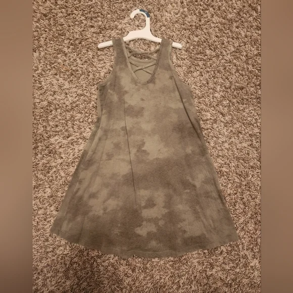 Old Navy Green Sleeveless Halter Sheath Dress - Picture 4 of 4